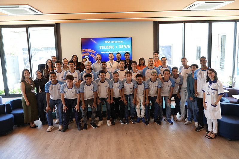 Jovem Aprendiz: Telesil e SENAI iniciam formação de 22 jovens para a construção civil