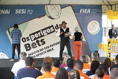 FIEA, SESI e SENAI levam campanha contra riscos das Bets às indústrias de Alagoas
